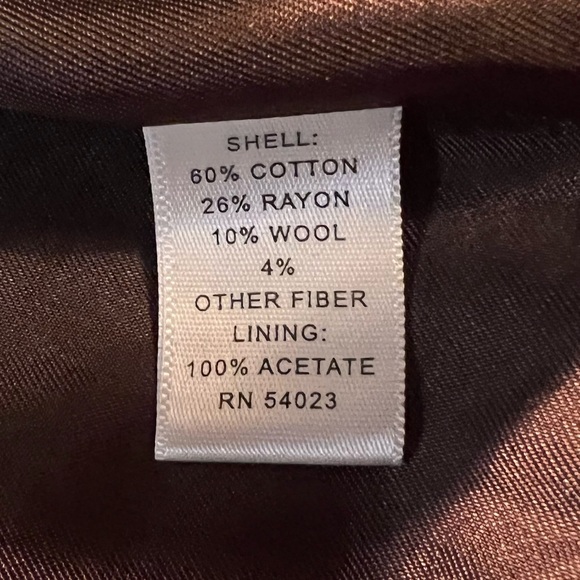 Banana Republic Cropped Mini Houndstooth Plaid French Inspector Jacket/Blazer - Picture 13 of 14